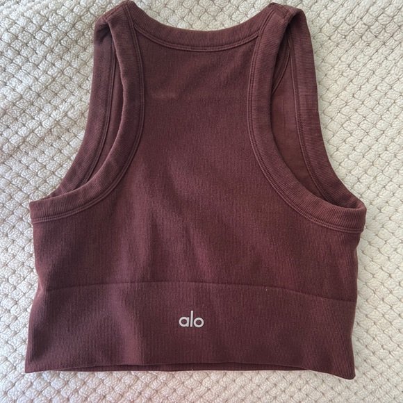 ALO Yoga Tops - ALO brown Tank Top
